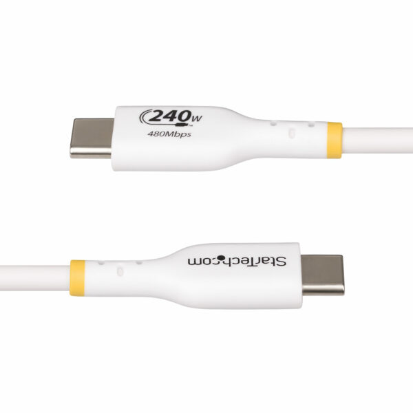 StarTech.com 2m White USB-C Charging Cable, USB-IF Certified USB C StarTech.com 1m White USB-C Charging Cable, USB-IF Certified USB C