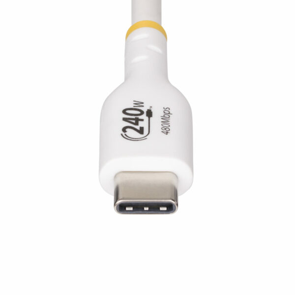 StarTech.com 2m White USB-C Charging Cable, USB-IF Certified USB C StarTech.com 1m White USB-C Charging Cable, USB-IF Certified USB C