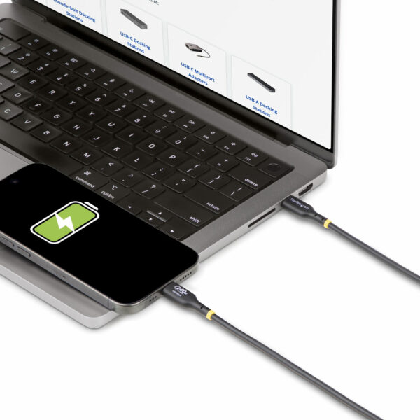 StarTech.com 4m USB-C Charging Cable, USB-IF Certified USB C Cable,