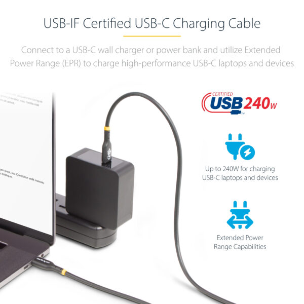 StarTech.com 4m USB-C Charging Cable, USB-IF Certified USB C Cable, StarTech.com 3m USB-C Charging Cable, USB-IF Certified USB C Cable,