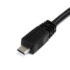 StarTech.com 1 ft USB Y Cable for External Hard Drive - Dual USB A to