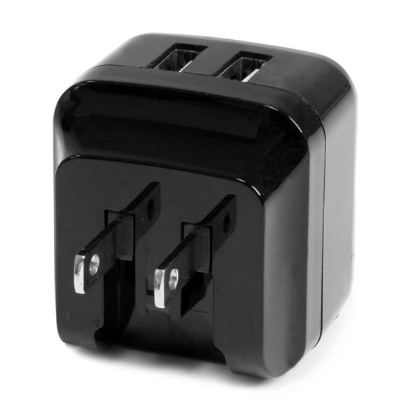 StarTech.com Dual-port USB wall charger - international travel StarTech.com Dual-port USB wall charger - international travel