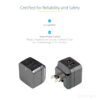 StarTech.com Dual-port USB wall charger - international travel StarTech.com Dual-port USB wall charger - international travel