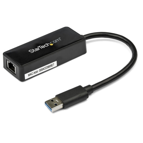 StarTech.com USB 3.0 to Gigabit Ethernet Adapter NIC w/ USB Port StarTech.com USB 3.0 to Gigabit Ethernet Adapter NIC w/ USB Port