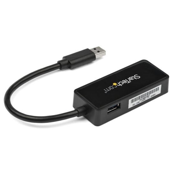 StarTech.com USB 3.0 to Gigabit Ethernet Adapter NIC w/ USB Port StarTech.com USB 3.0 to Gigabit Ethernet Adapter NIC w/ USB Port