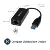 StarTech.com USB 3.0 to Gigabit Ethernet Network Adapter, 10/100/1000 StarTech.com USB 3.0 to Gigabit Ethernet Network Adapter, 10/100/1000