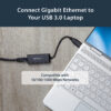 StarTech.com USB 3.0 to Gigabit Ethernet Network Adapter, 10/100/1000 StarTech.com USB 3.0 to Gigabit Ethernet Network Adapter, 10/100/1000