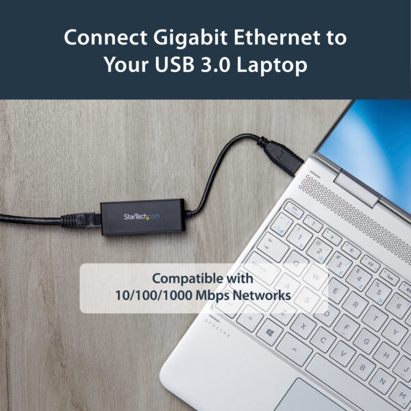 StarTech.com USB 3.0 to Gigabit Ethernet Network Adapter, 10/100/1000 StarTech.com USB 3.0 to Gigabit Ethernet Network Adapter, 10/100/1000