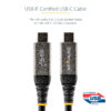 StarTech.com 3ft (1m) USB C Cable 10Gbps - USB-IF Certified USB-C StarTech.com 3ft (1m) USB C Cable 10Gbps - USB-IF Certified USB-C