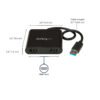 StarTech.com USB 3.0 to Dual HDMI Adapter, USB to 2x HDMI Monitor StarTech.com USB 3.0 to Dual HDMI Adapter, USB to 2x HDMI Monitor