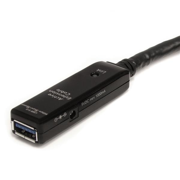 StarTech.com 5m USB 3.0 Active Extension Cable - M/F StarTech.com 10m USB 3.0 Active Extension Cable - M/F