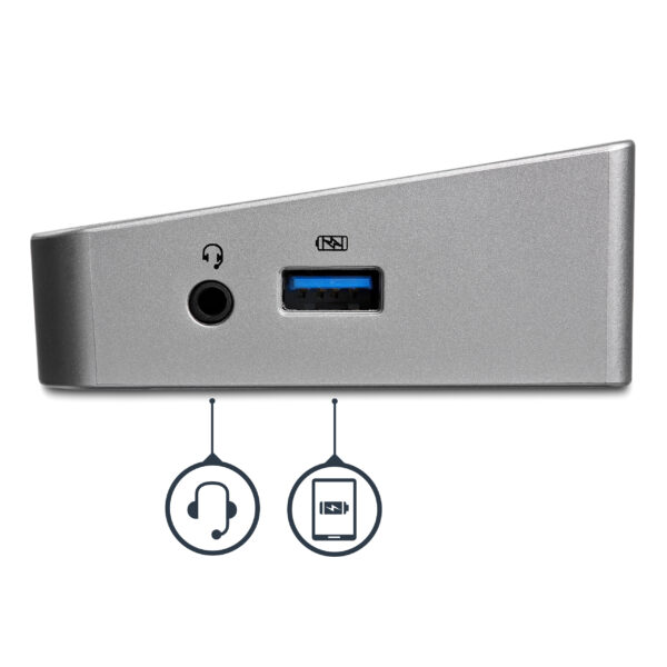 StarTech.com Triple-Monitor USB 3.0 Docking Station - 1x HDMI - 2x