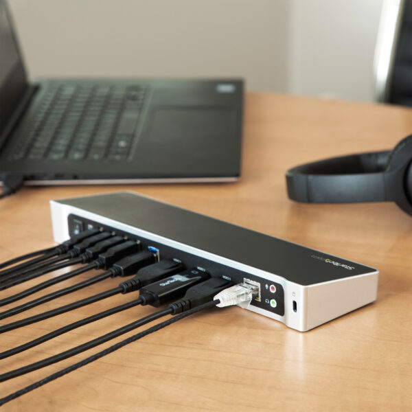 StarTech.com Triple-Monitor USB 3.0 Docking Station - 1x HDMI - 2x