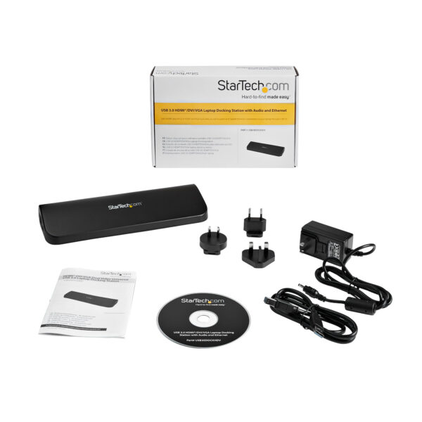 StarTech.com Dual-Monitor USB 3.0 Docking Station with HDMI & StarTech.com Dual-Monitor USB 3.0 Docking Station with HDMI &