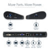StarTech.com Dual-Monitor USB 3.0 Docking Station with HDMI & StarTech.com Dual-Monitor USB 3.0 Docking Station with HDMI &