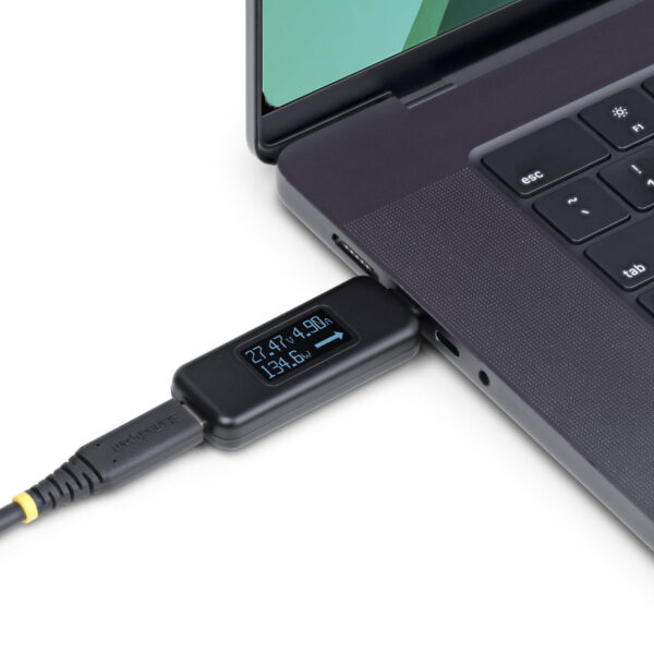 StarTech.com USB-C Power Tester, Digital Multimeter, Bi-Directional StarTech.com USB-C Power Tester, Digital Multimeter, Bi-Directional