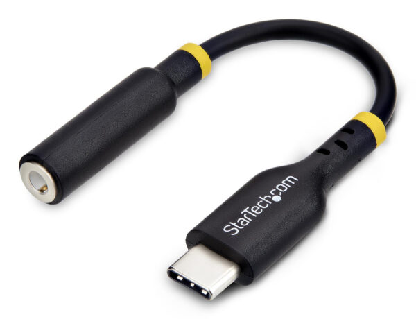 StarTech.com 5in (12.7cm) USB-C to 3.5mm TRRS Headphone/Headset Jack
