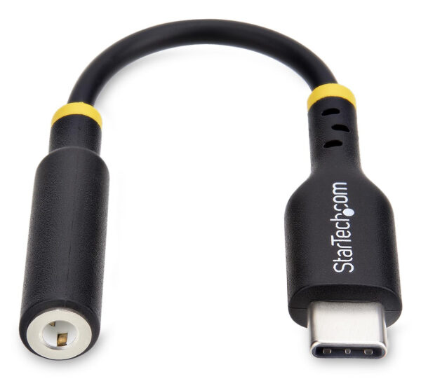 StarTech.com 5in (12.7cm) USB-C to 3.5mm TRRS Headphone/Headset Jack