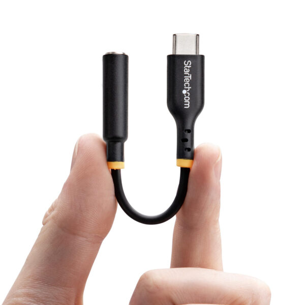 StarTech.com 5in (12.7cm) USB-C to 3.5mm TRRS Headphone/Headset Jack