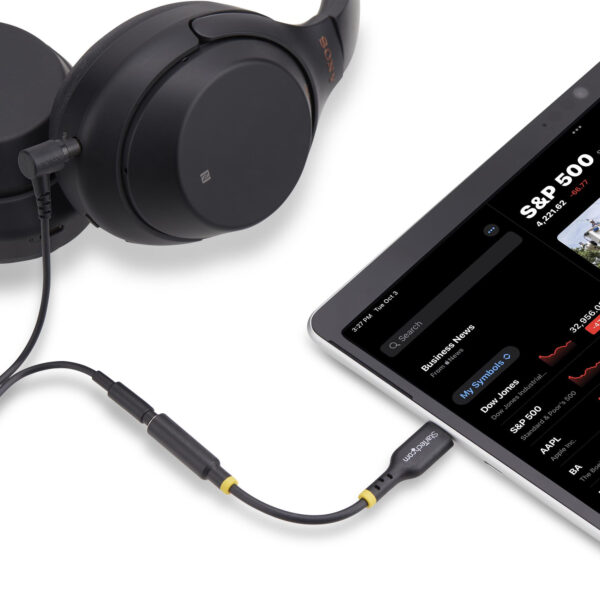 StarTech.com 5in (12.7cm) USB-C to 3.5mm TRRS Headphone/Headset Jack