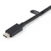 StarTech.com 3ft (1m) USB-C Cable with USB-A Adapter Dongle - Hybrid