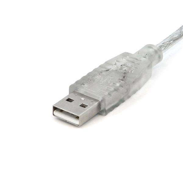 StarTech.com 10 ft Transparent USB 2.0 Cable - A to B StarTech.com 10 ft Transparent USB 2.0 Cable - A to B