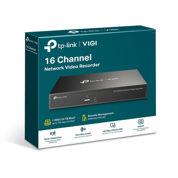 TP-Link VIGI 16 Channel Network Video Recorder TP-Link VIGI 16 Channel Network Video Recorder