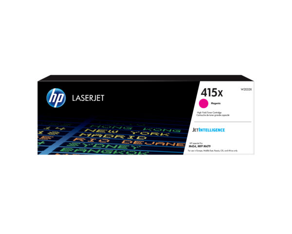 HP 415X High Yield Magenta Original LaserJet Toner Cartridge HP 415X High Yield Magenta Original LaserJet Toner Cartridge