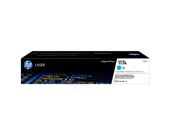 HP 117A Cyan Original Laser Toner Cartridge HP 117A Cyan Original Laser Toner Cartridge