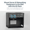 StarTech.com Wall-Mount Server Rack with Built-in Shelf - Solid Steel StarTech.com Wall-Mount Server Rack with Built-in Shelf - Solid Steel