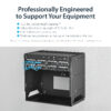 StarTech.com Wall-Mount Server Rack with Built-in Shelf - Solid Steel StarTech.com Wall-Mount Server Rack with Built-in Shelf - Solid Steel