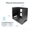 StarTech.com Wall-Mount Server Rack with Built-in Shelf - Solid Steel StarTech.com Wall-Mount Server Rack with Built-in Shelf - Solid Steel