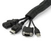 StarTech.com 15' (4.6m) Cable Management Sleeve - Flexible Coiled