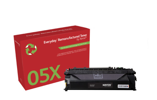 Everyday™ Mono Remanufactured Toner by Xerox compatible with HP 05X Everyday™ Mono Remanufactured Toner by Xerox compatible with HP 05X