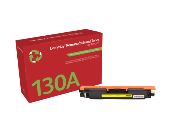 Everyday™ Yellow Remanufactured Toner by Xerox compatible with HP Everyday™ Yellow Remanufactured Toner by Xerox compatible with HP