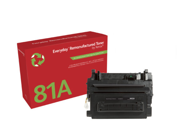 Everyday™ Mono Remanufactured Toner by Xerox compatible with HP 81A Everyday™ Mono Remanufactured Toner by Xerox compatible with HP 81A