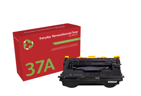 Everyday™ Mono Remanufactured Toner by Xerox compatible with HP 37A Everyday™ Mono Remanufactured Toner by Xerox compatible with HP 37A
