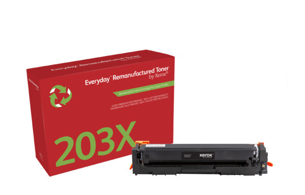 Everyday™ Black Remanufactured Toner by Xerox compatible with HP 203X Everyday™ Black Remanufactured Toner by Xerox compatible with HP 203X