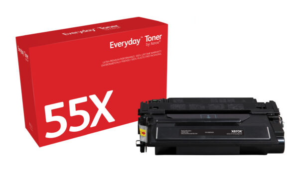 Everyday™ Black Toner by Xerox compatible with HP 55X (CE255X), High