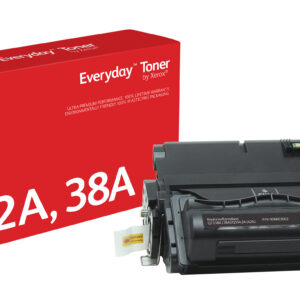 Everyday™ Black Toner by Xerox compatible with HP 38A (Q5942A Everyday™ Black Toner by Xerox compatible with HP 38A (Q5942A