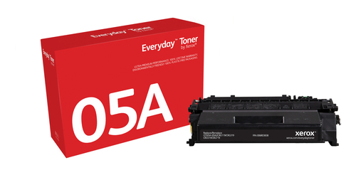 Everyday™ Black Toner by Xerox compatible with HP 05A (CE505A),