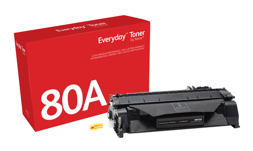 Everyday™ Black Toner by Xerox compatible with HP 80A (CF280A),