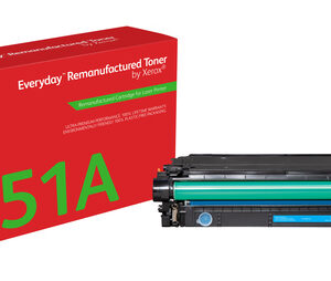 Everyday™ Cyan Remanufactured Toner by Xerox compatible with HP 651A Everyday™ Cyan Remanufactured Toner by Xerox compatible with HP 651A