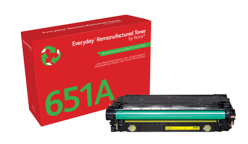 Everyday™ Yellow Remanufactured Toner by Xerox compatible with HP