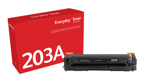Everyday™ Black Toner by Xerox compatible with HP 203A (CF540A),
