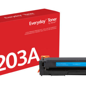 Everyday™ Cyan Toner by Xerox compatible with HP 203A (CF541A), Everyday™ Cyan Toner by Xerox compatible with HP 203A (CF541A),