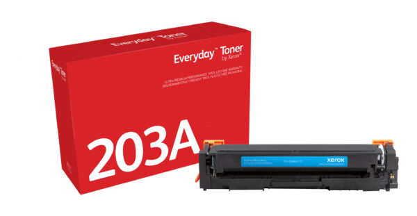 Everyday™ Cyan Toner by Xerox compatible with HP 203A (CF541A),