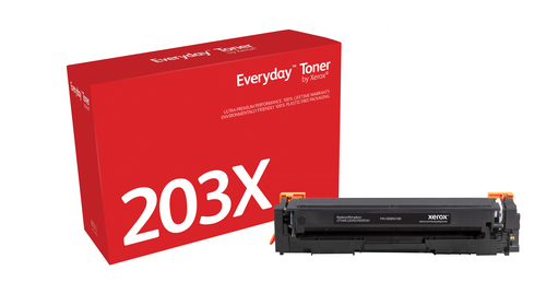 Everyday™ Black Toner by Xerox compatible with HP 203X (CF540X), High