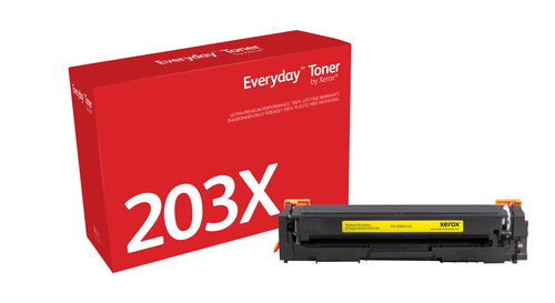 Everyday™ Yellow Toner by Xerox compatible with HP 203X (CF542X),