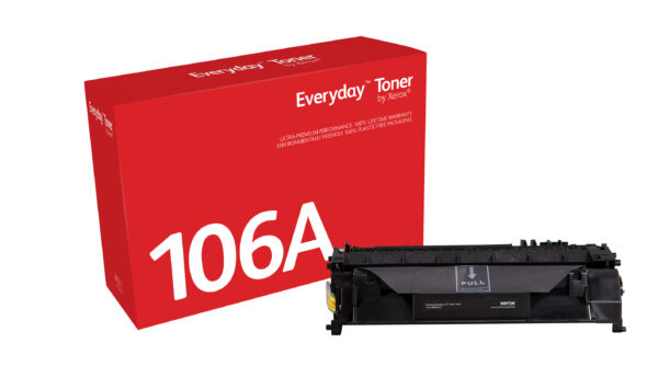 Everyday™ Black Toner by Xerox compatible with HP 106A (W1106A),